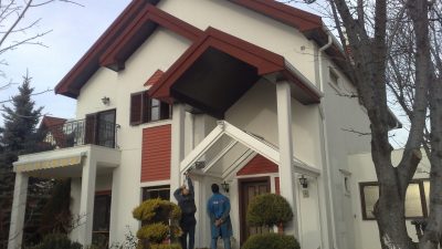 Angora Evleri Aluminyum Rüzgarlık Giriş Kapıları